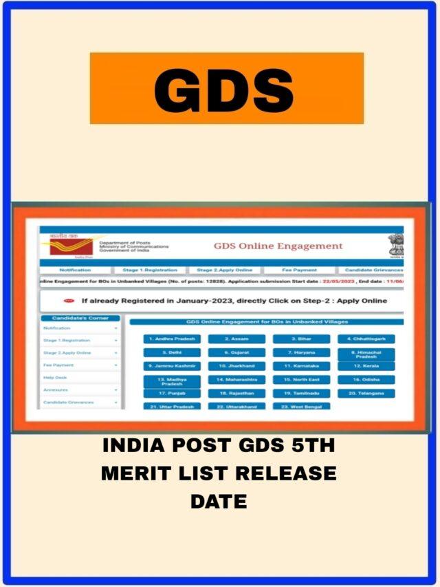 INDIA POST GDS 6TH MERIT LIST RELEASE DATE 2-33
